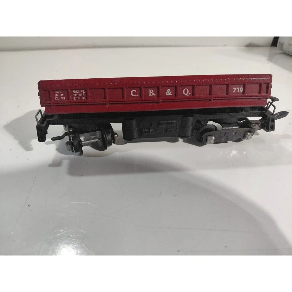 American Flyer 719 S Gauge Model Railroad CB & Q Operating Coal Dump Car